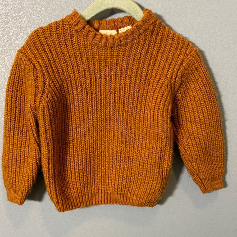 Zara Cozy brown Knit Sweater